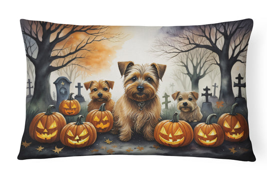 Buy this Norfolk Terrier Spooky Halloween Throw Pillow