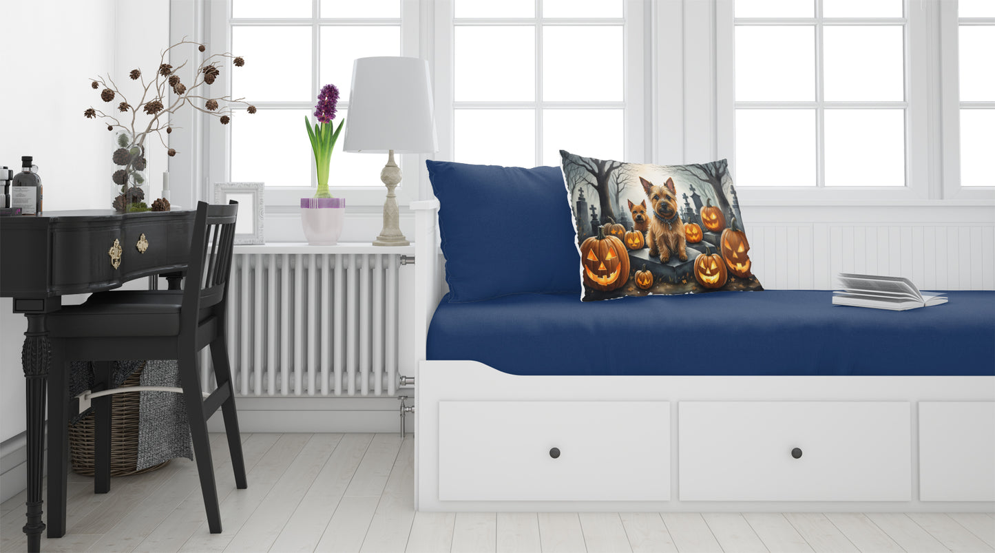 Norwich Terrier Spooky Halloween Standard Pillowcase
