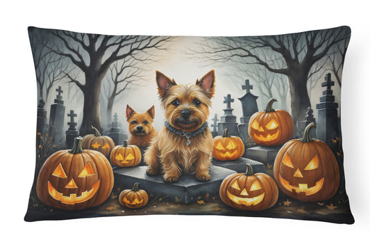 Buy this Norwich Terrier Spooky Halloween Throw Pillow