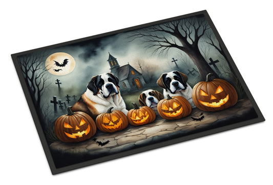 Buy this Saint Bernard Spooky Halloween Doormat