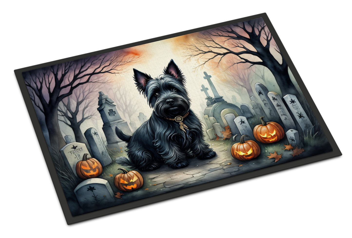 Buy this Scottish Terrier Spooky Halloween Doormat