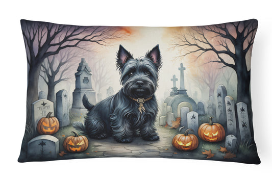 Buy this Scottish Terrier Spooky Halloween Throw Pillow