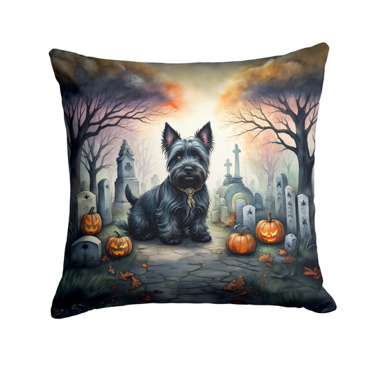 Buy this Scottish Terrier Spooky Halloween Throw Pillow