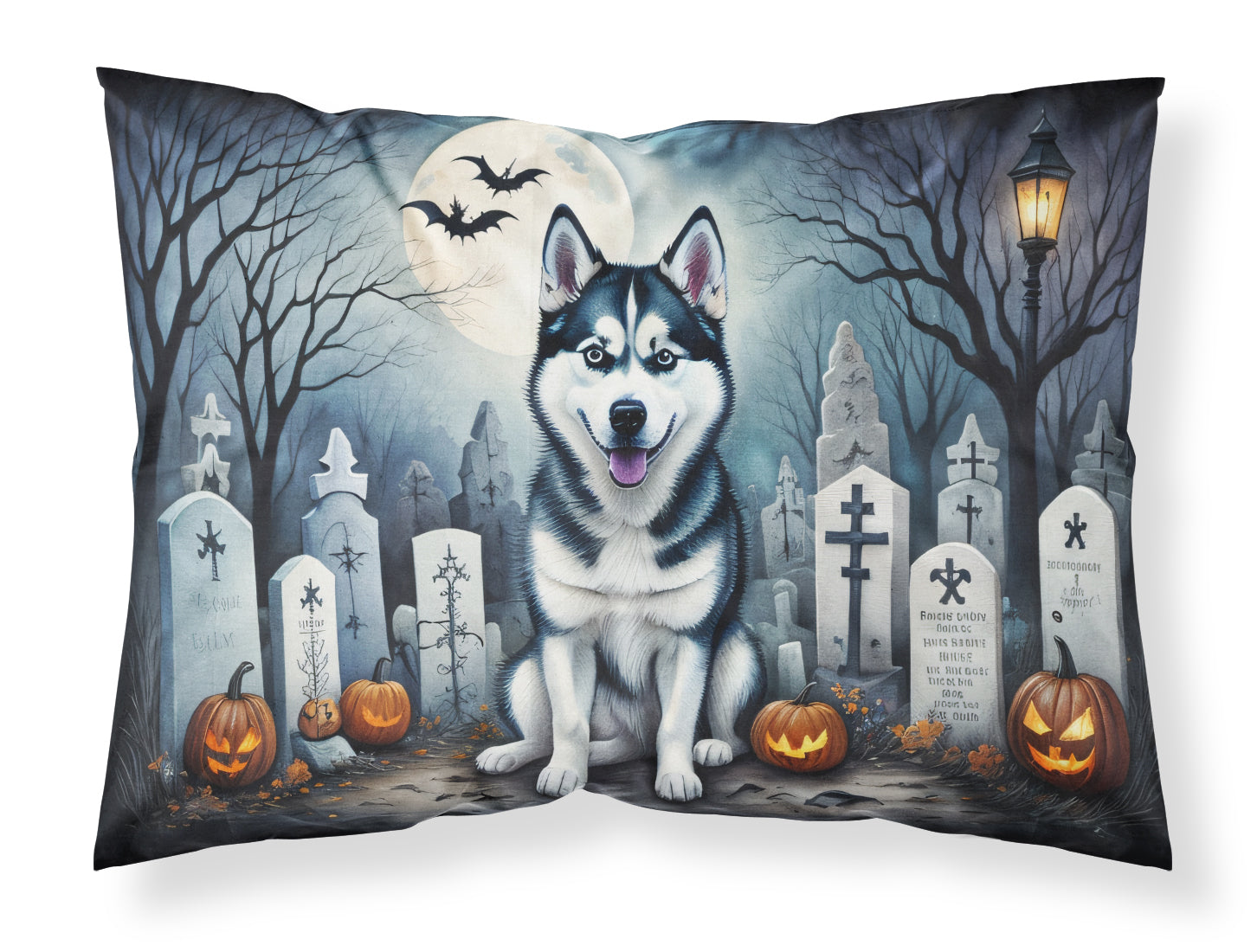 Buy this Siberian Husky Spooky Halloween Standard Pillowcase