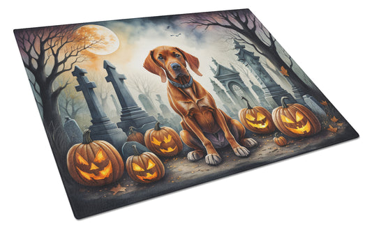 Buy this Vizsla Spooky Halloween Glass Cutting Board