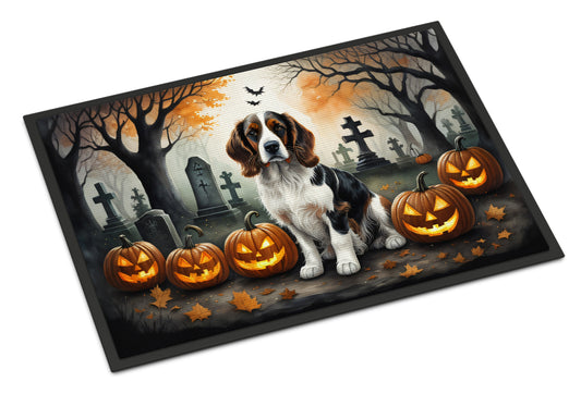 Buy this Welsh Springer Spaniel Spooky Halloween Doormat