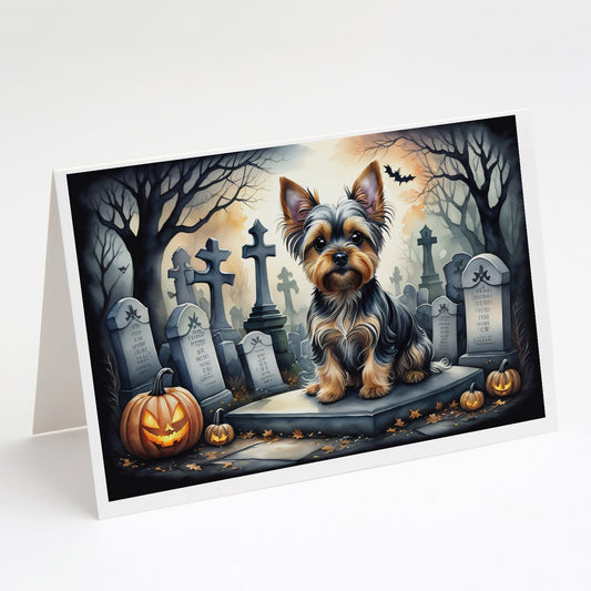 Buy this Yorkshire Terrier Spooky Halloween Greeting Cards Pack of 8