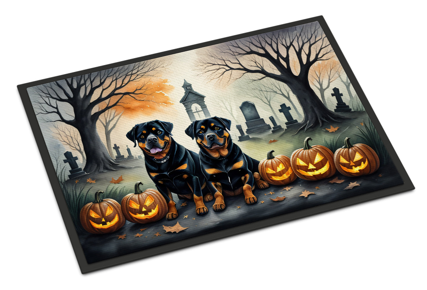 Buy this Rottweiler Spooky Halloween Doormat