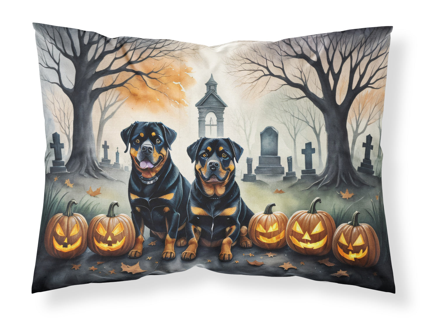 Buy this Rottweiler Spooky Halloween Standard Pillowcase