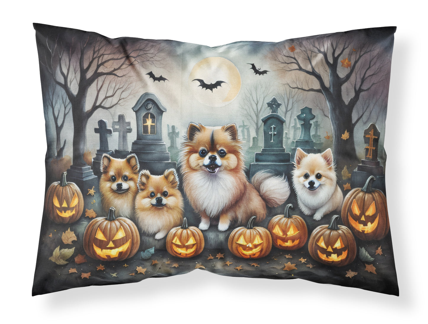 Buy this Pomeranian Spooky Halloween Standard Pillowcase