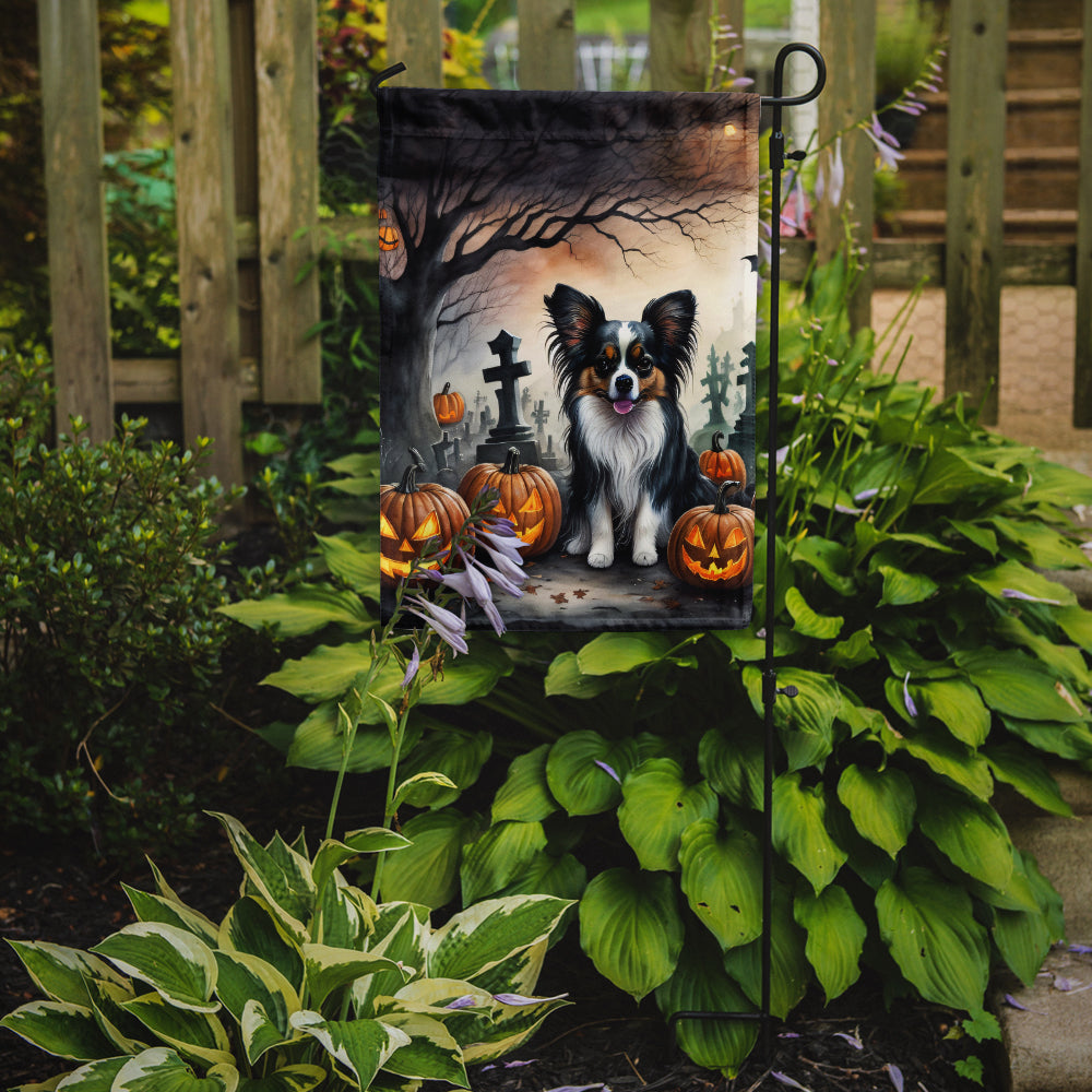 Papillon Spooky Halloween Garden Flag