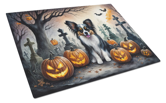 Buy this Papillon Spooky Halloween Glass Cutting Board