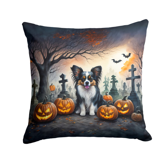 Buy this Papillon Spooky Halloween Throw Pillow