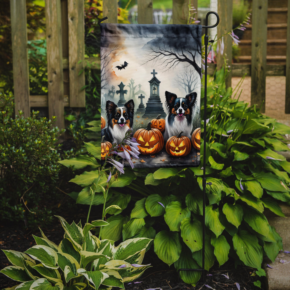 Papillon Spooky Halloween Garden Flag