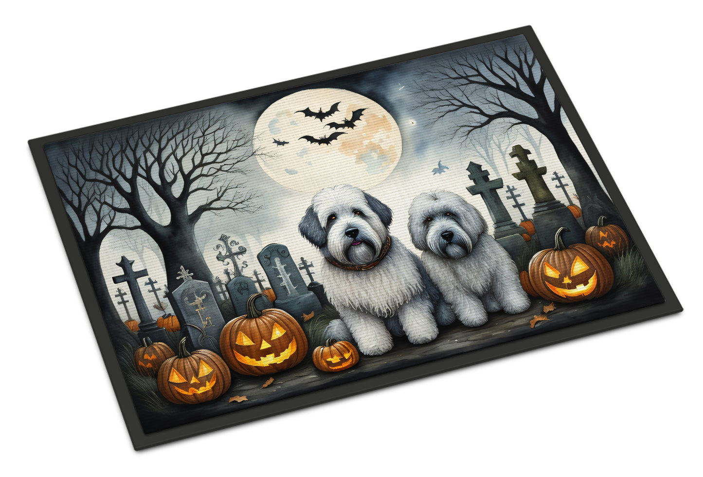 Buy this Old English Sheepdog Spooky Halloween Doormat