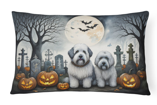 Buy this Old English Sheepdog Spooky Halloween Throw Pillow