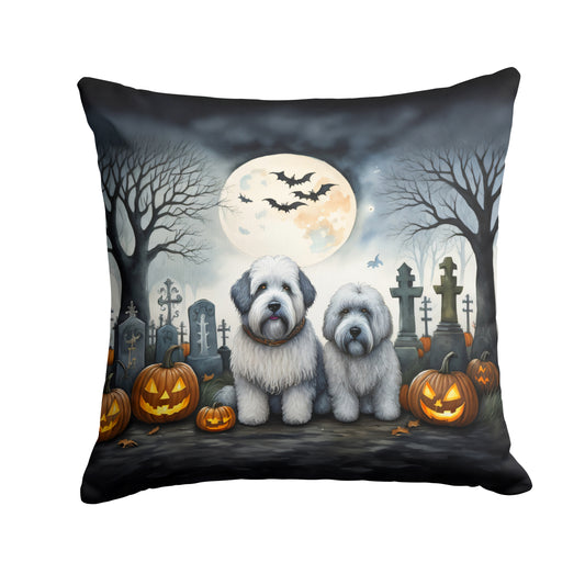 Buy this Old English Sheepdog Spooky Halloween Throw Pillow