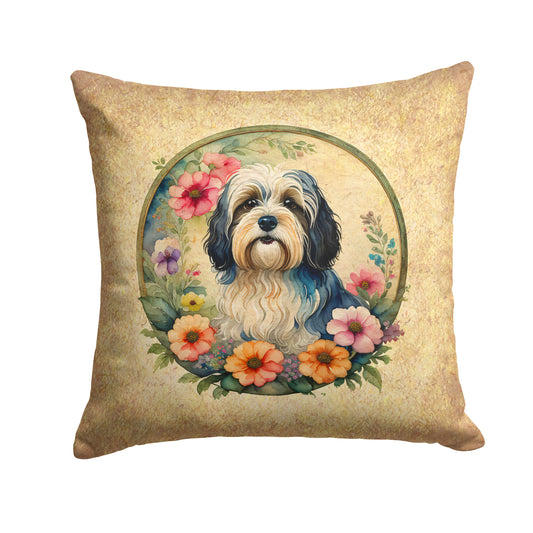 Buy this Havanese and Flowers Throw Pillow