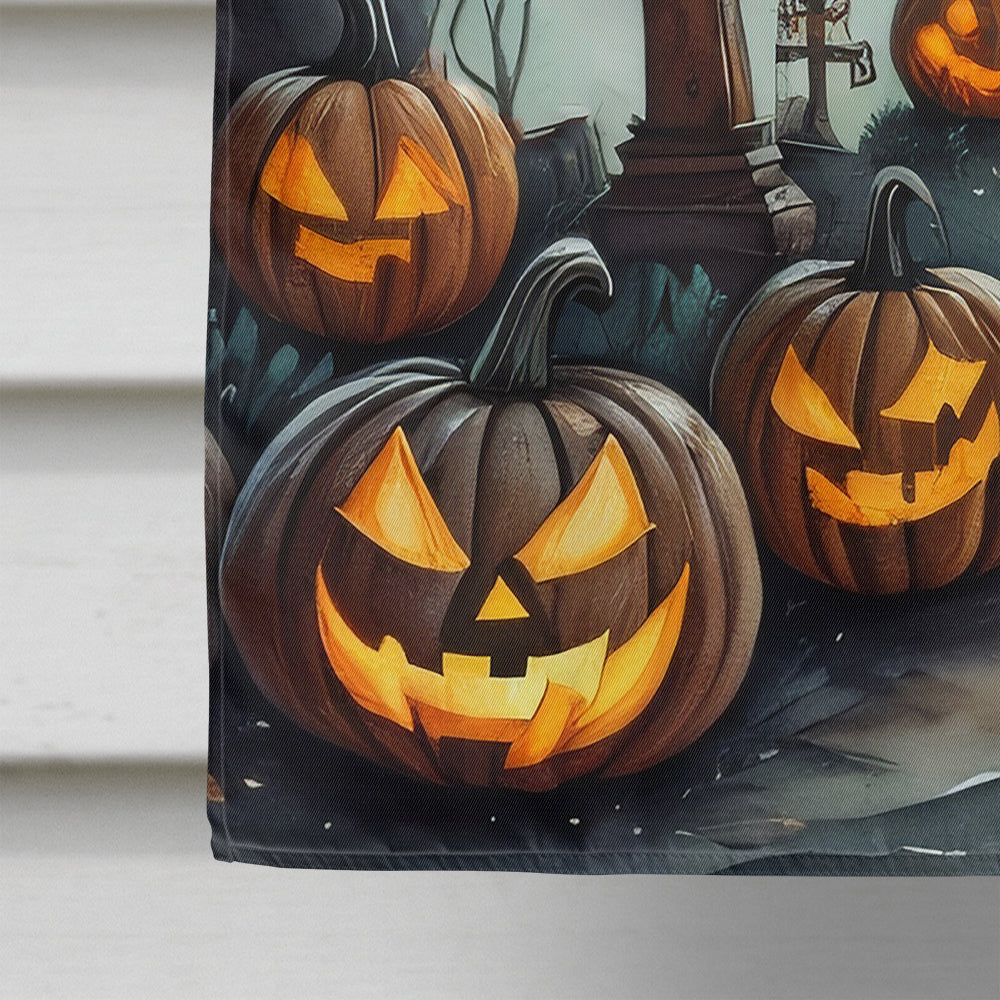 Graveyard Spooky Halloween House Flag