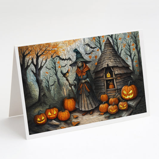 Buy this Slavic Witch Spooky Halloween Greeting Cards Pack of 8