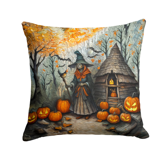 Buy this Slavic Witch Spooky Halloween Throw Pillow