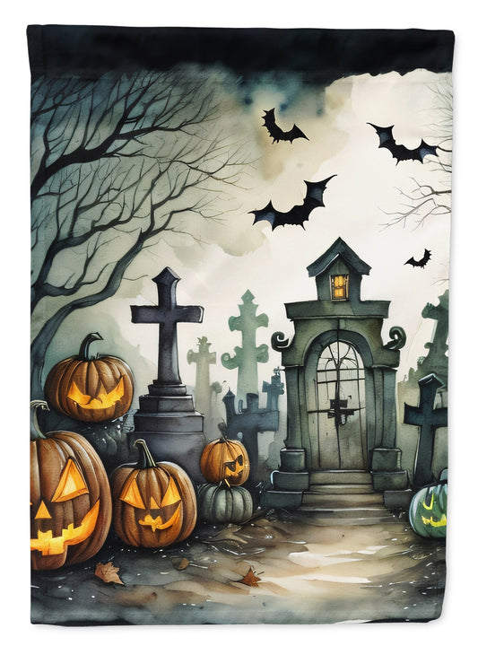 Buy this Graveyard Spooky Halloween House Flag