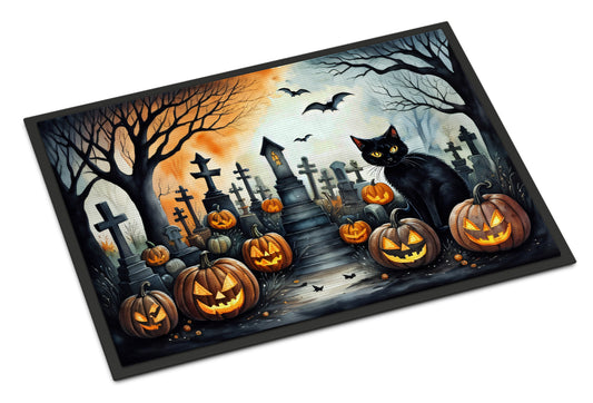 Buy this Black Cat Spooky Halloween Doormat