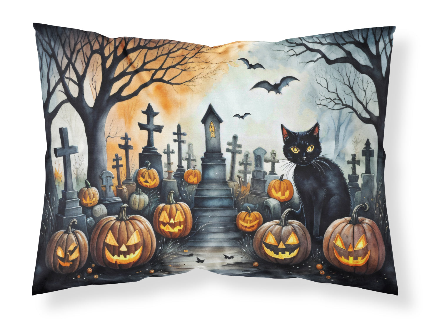Buy this Black Cat Spooky Halloween Standard Pillowcase