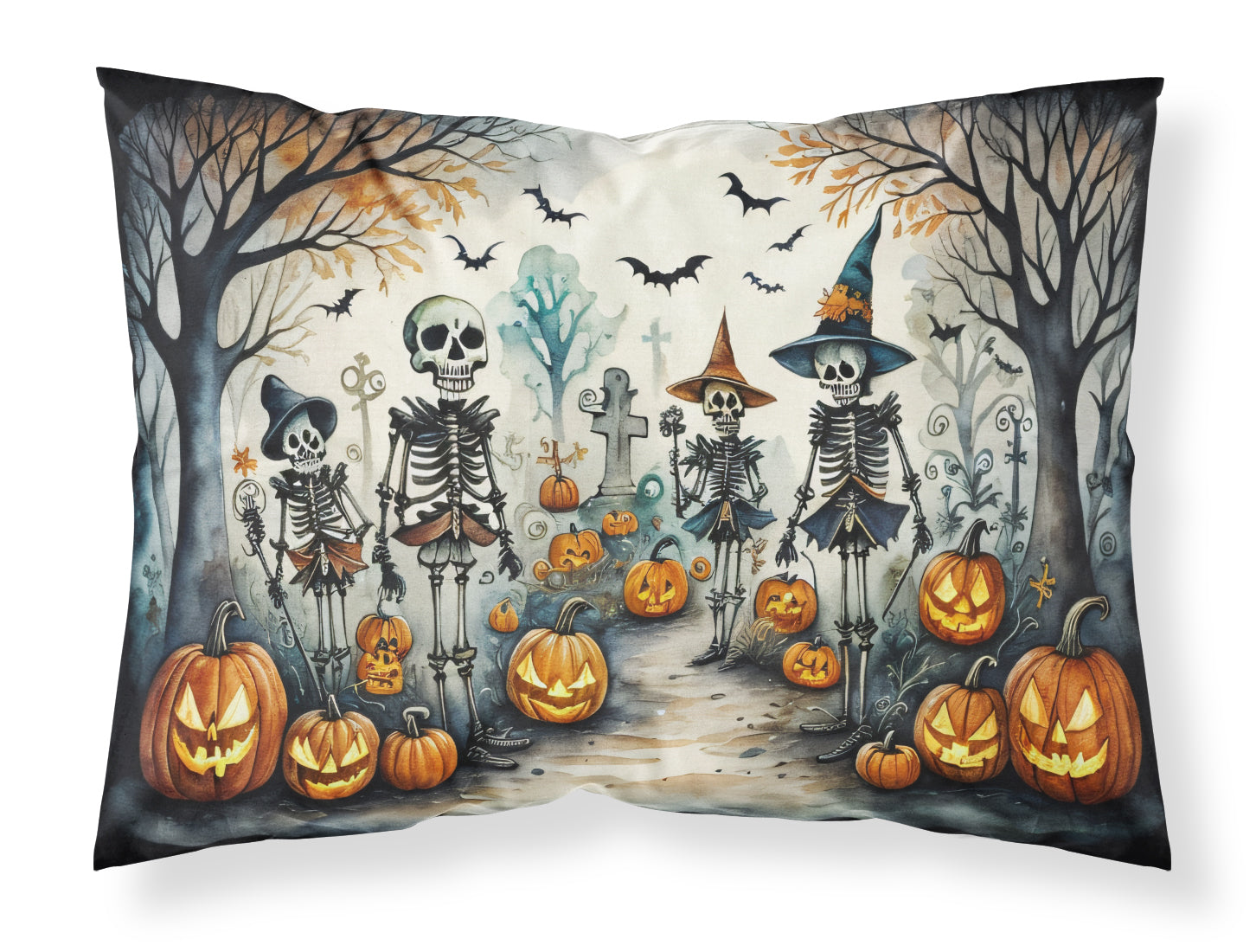 Buy this Calacas Skeletons Spooky Halloween Standard Pillowcase