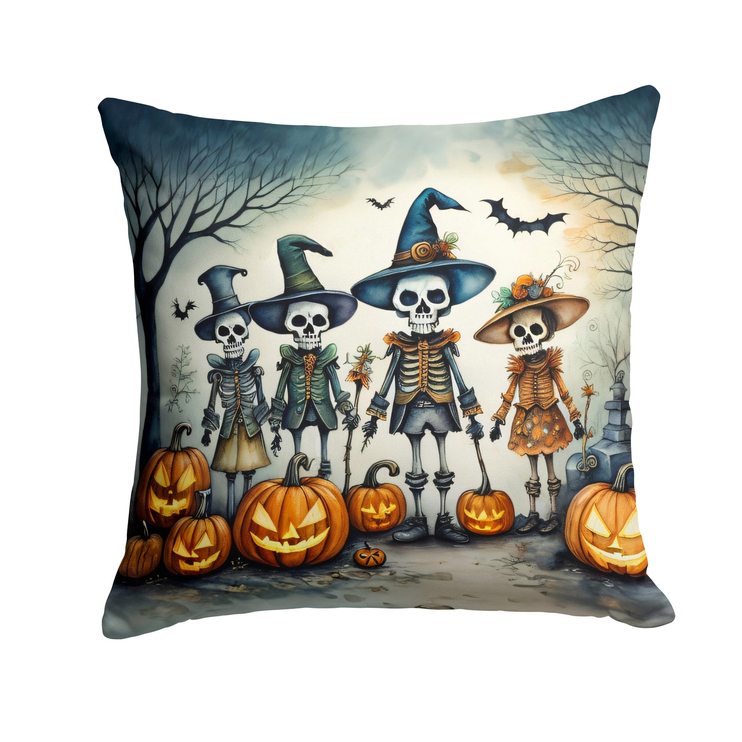 Buy this Calacas Skeletons Spooky Halloween Throw Pillow