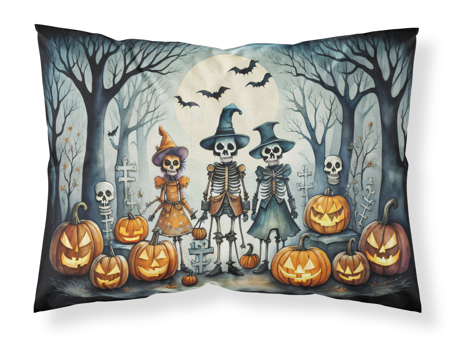 Buy this Calacas Skeletons Spooky Halloween Standard Pillowcase