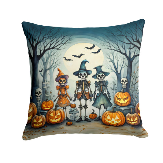 Buy this Calacas Skeletons Spooky Halloween Throw Pillow