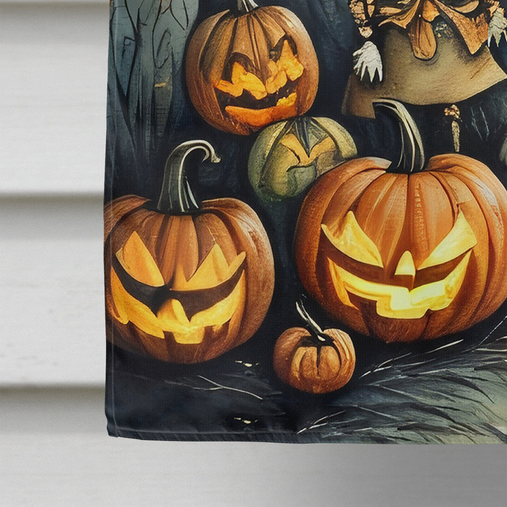 Calacas Skeletons Spooky Halloween House Flag