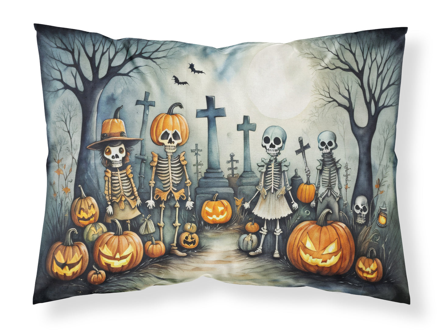 Buy this Calacas Skeletons Spooky Halloween Standard Pillowcase
