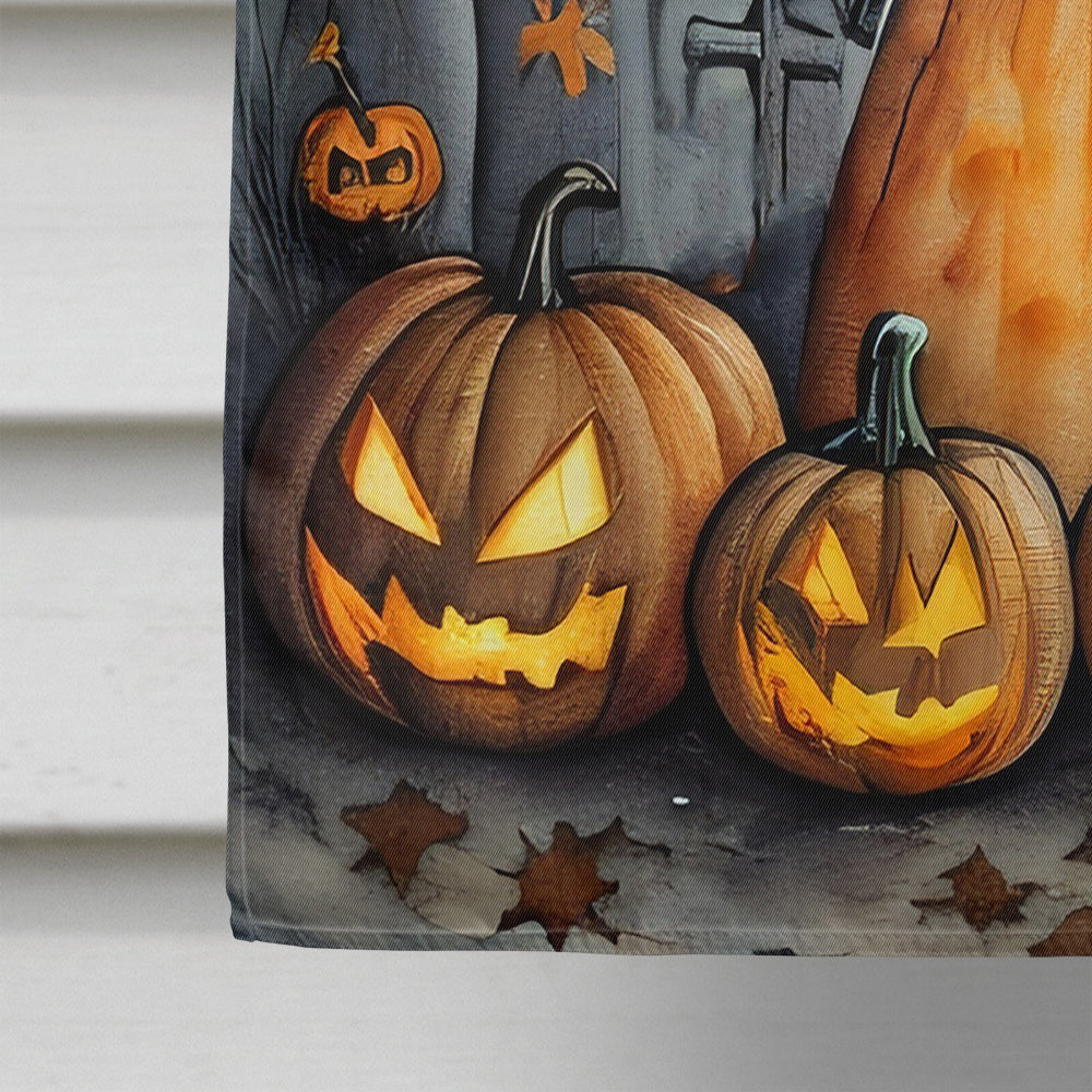 Calacas Skeletons Spooky Halloween House Flag
