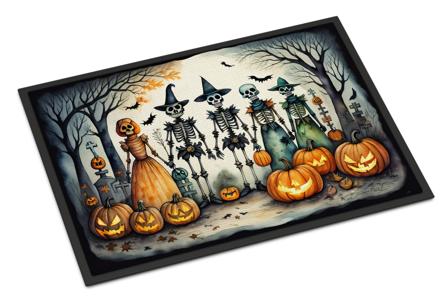 Buy this Calacas Skeletons Spooky Halloween Doormat