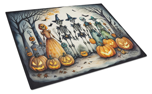 Buy this Calacas Skeletons Spooky Halloween Glass Cutting Board