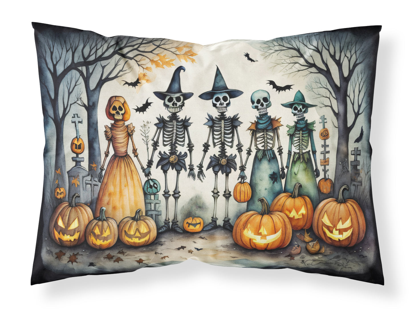 Buy this Calacas Skeletons Spooky Halloween Standard Pillowcase