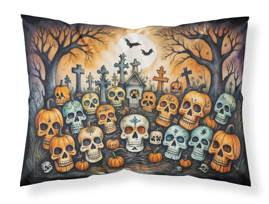 Buy this Calaveras Sugar Skulls Spooky Halloween Standard Pillowcase