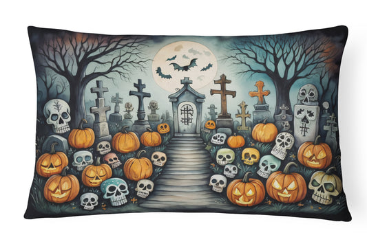 Buy this Calaveras Sugar Skulls Spooky Halloween Throw Pillow