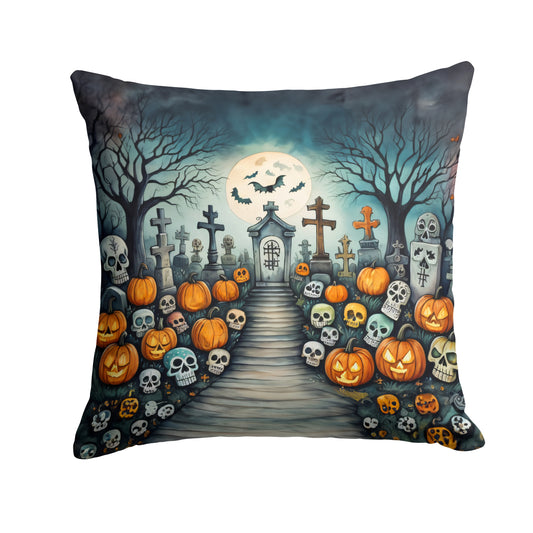 Buy this Calaveras Sugar Skulls Spooky Halloween Throw Pillow