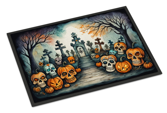 Buy this Calaveras Sugar Skulls Spooky Halloween Doormat