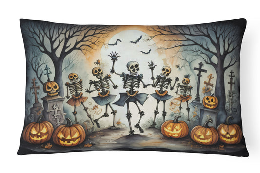 Buy this Dancing Skeletons Spooky Halloween Throw Pillow