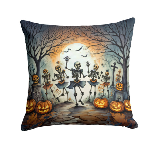 Buy this Dancing Skeletons Spooky Halloween Throw Pillow