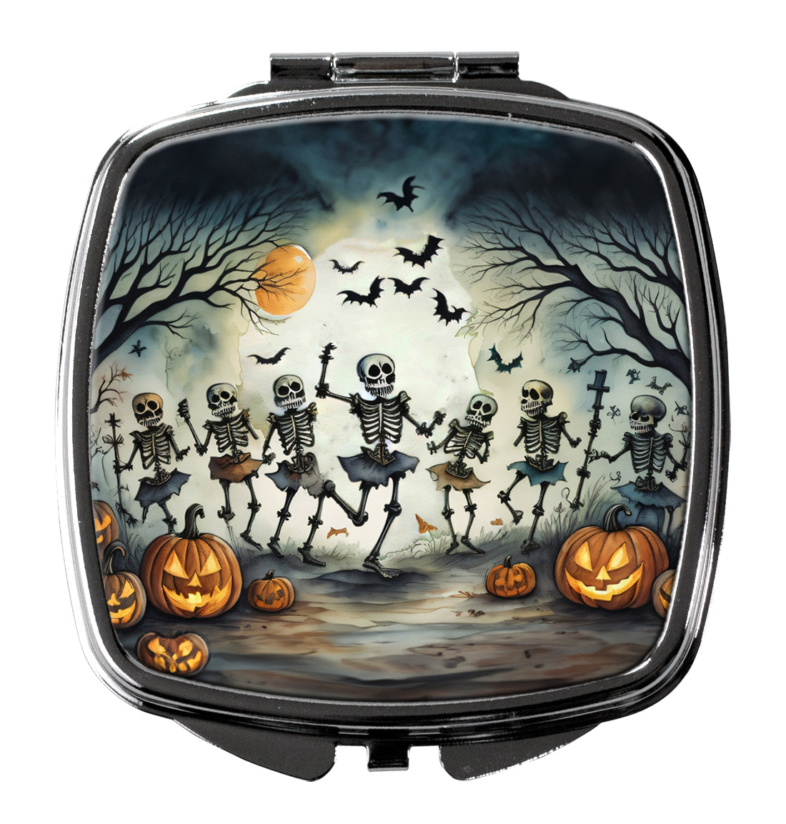 Buy this Dancing Skeletons Spooky Halloween Compact Mirror