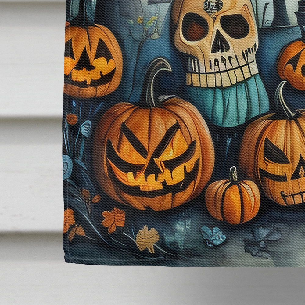 Day of the Dead Spooky Halloween House Flag