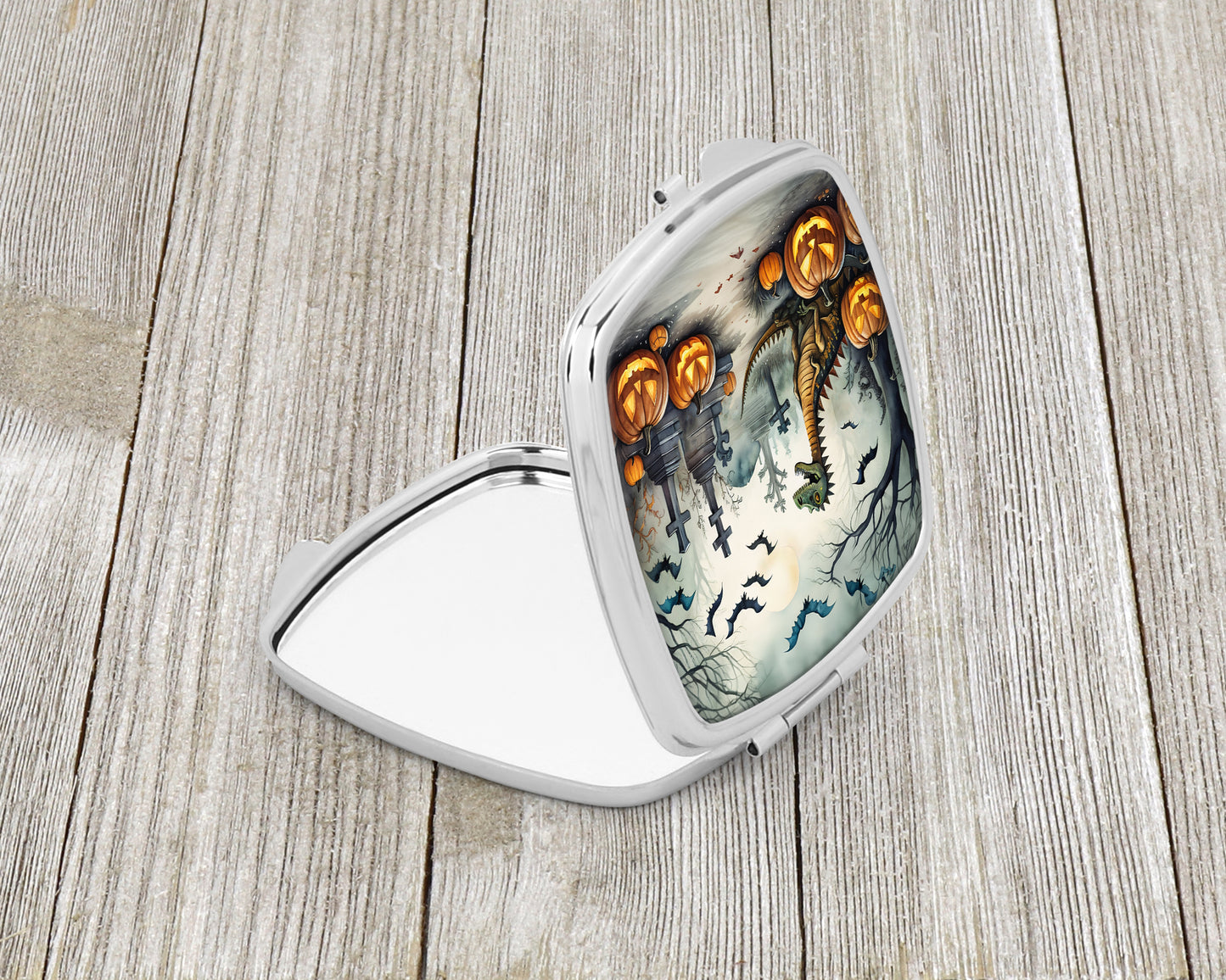 Dinosaurs Spooky Halloween Compact Mirror