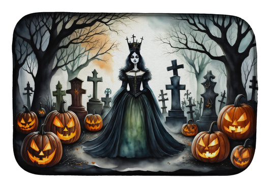 Buy this Evil Queen Spooky Halloween Dish Drying Mat