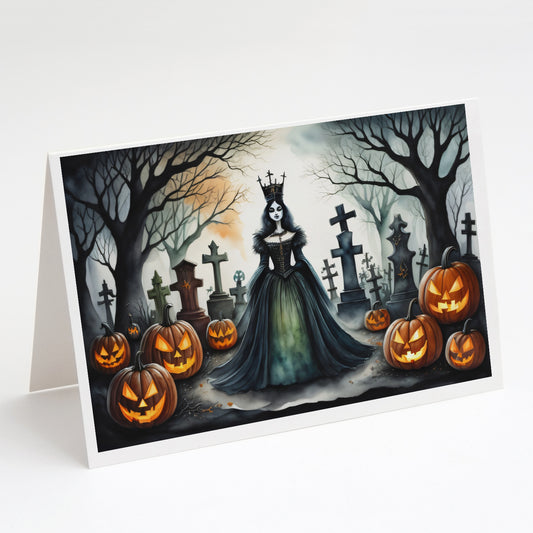 Buy this Evil Queen Spooky Halloween Greeting Cards Pack of 8
