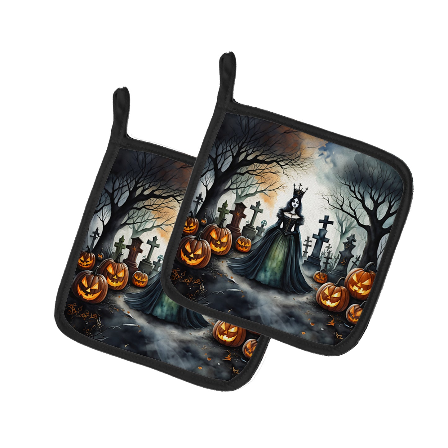 Buy this Evil Queen Spooky Halloween Pair of Pot Holders